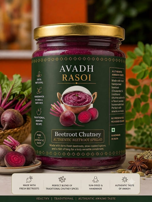 Chukandar ki Chutney — homemade beetroot chutney by Avadh Rasoi, Avadh