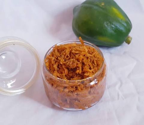 पपीते का अचार (Papaya ka Achaar)